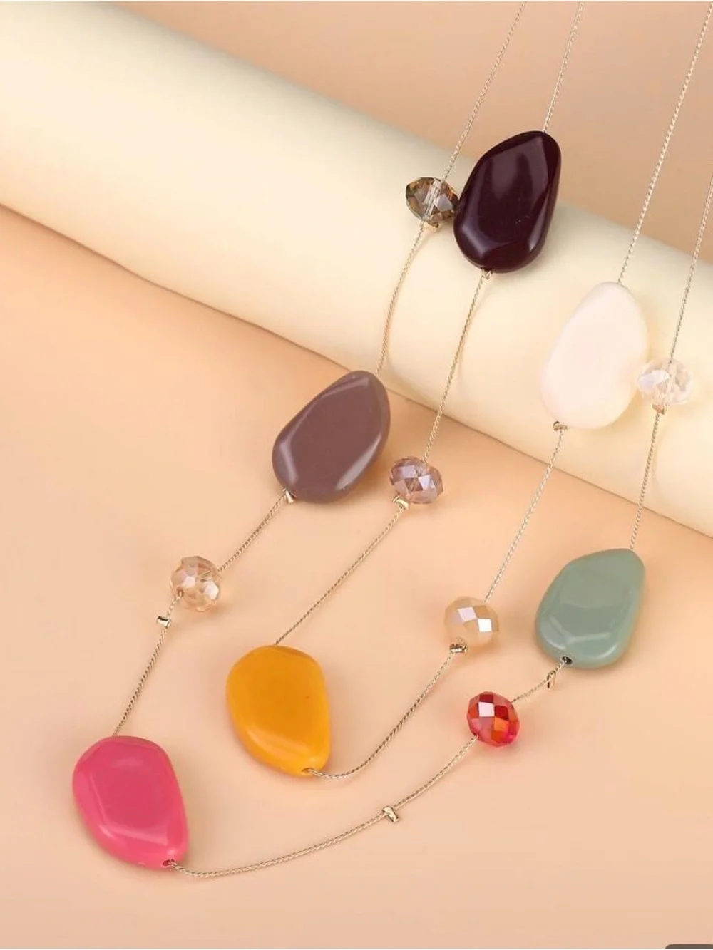 Multi-Color  summer Necklace — Women Jewelry - Picture 3 of 5